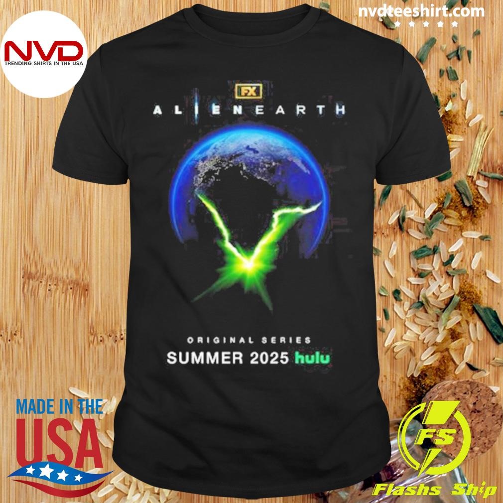 Alien Earth First Poster Releasing In Summer 2025 On Hulu Shirt