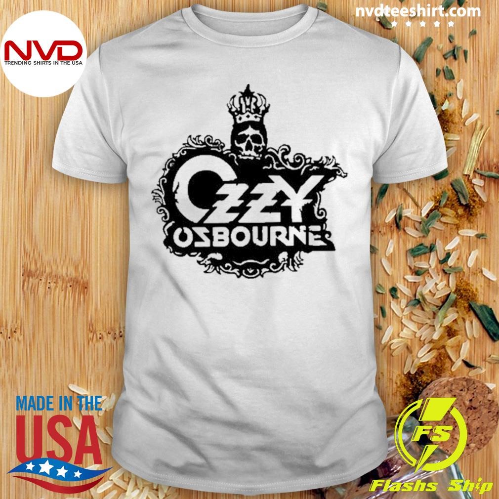 Apocalypse Vinyl Ozzy Osbourne Gilded Logo Tee Shirt