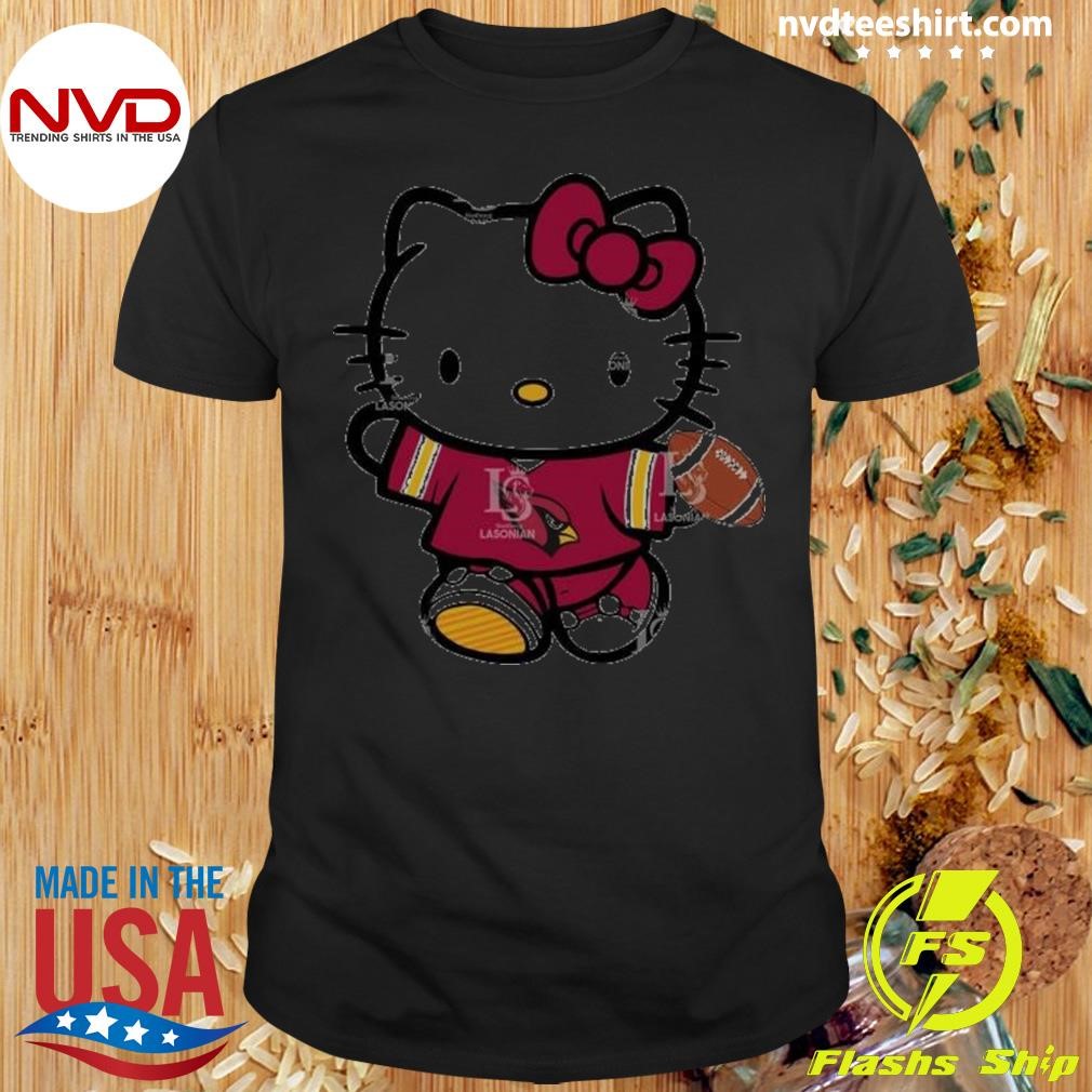 Arizona Cardinals Hello Kitty Cute Celebrating Shirt