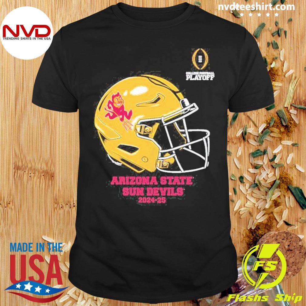 Arizona State Sun Devils College Football Playoff 2025 Arizona State Helmet Shirt