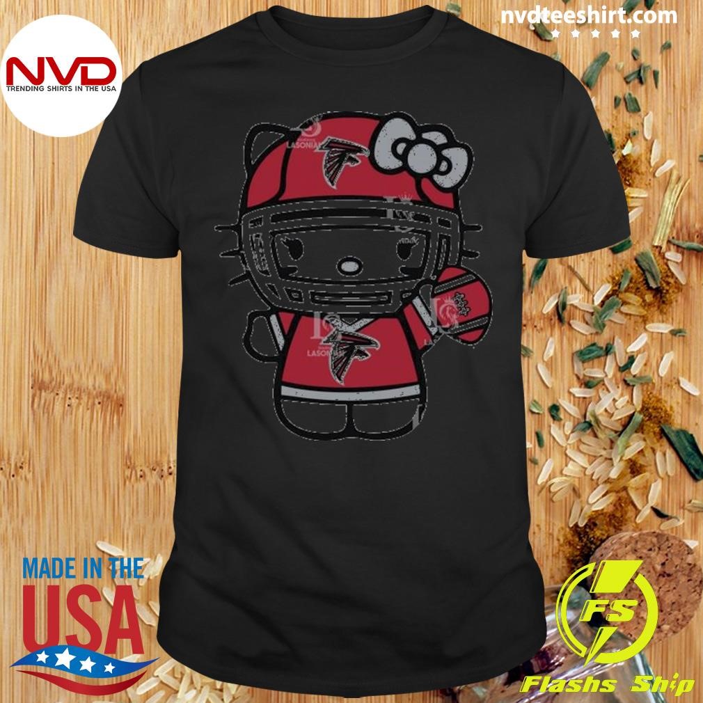 Atlanta Falcons Hello Kitty Cute Celebrating Shirt