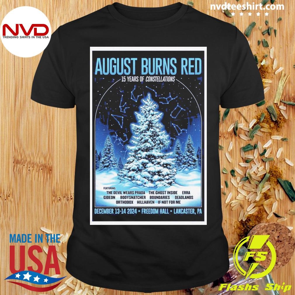 August Burns Red December 13-14 2024 Freedom Hall In Lancaster PA Shirt