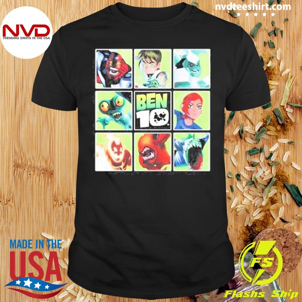 Ben 10 Alien Forms Panels Shirt