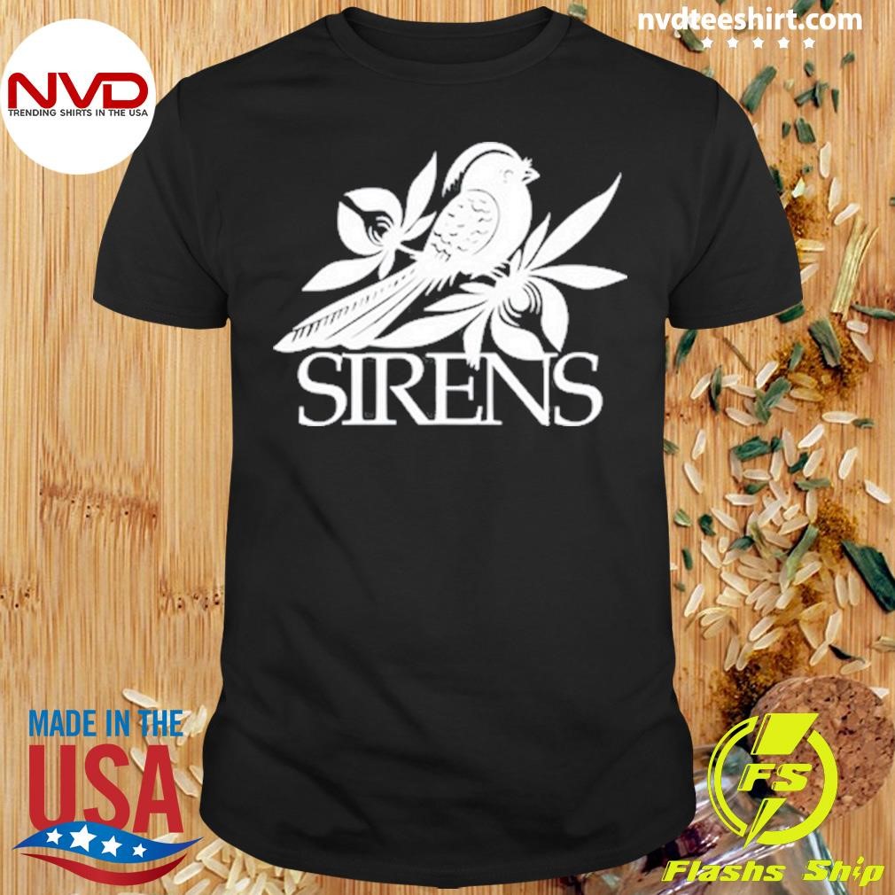 Bird Logo Sirens Black Shirt