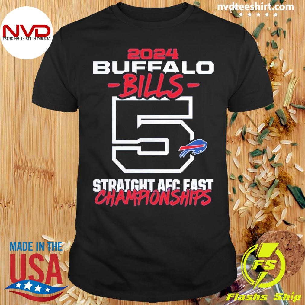 Buffalo Bills Five-straight Afc East Division Championships Shirt