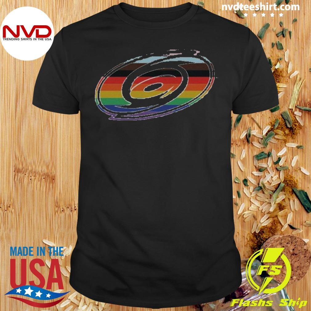 Carolina Hurricanes Happy Pride Night Logo Shirt