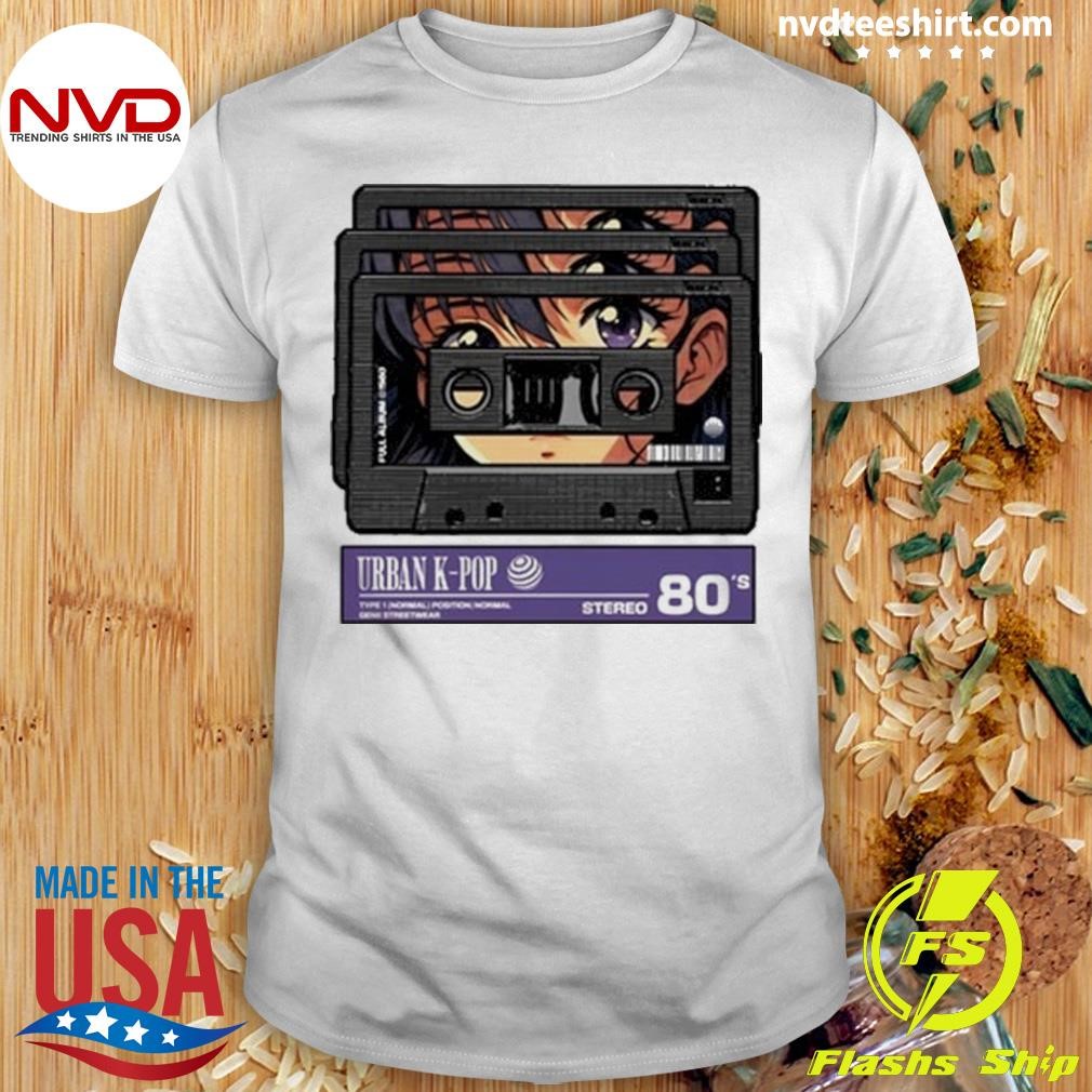 Cassette Tape Urban K-Pop Stereo 80'S Shirt