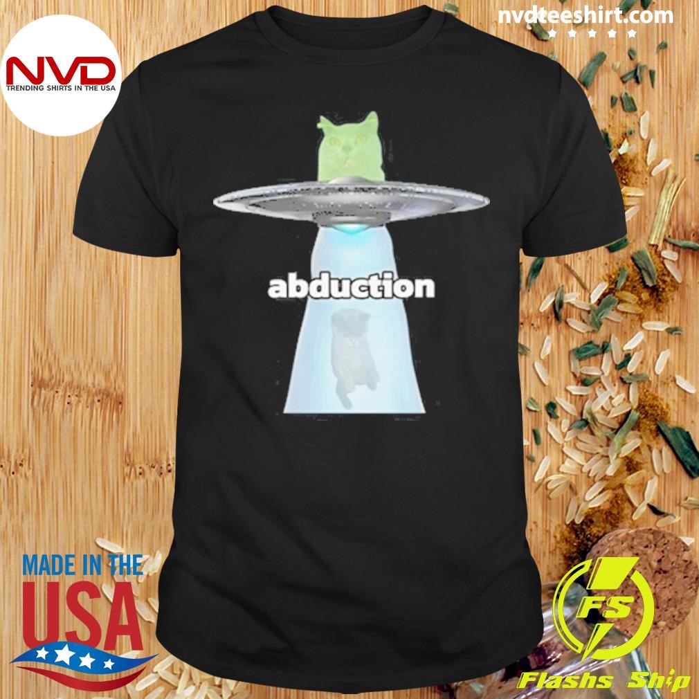 Cat Alien Abduction Cringey Shirt