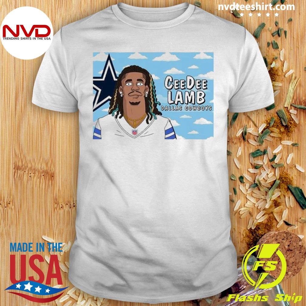 CeeDee Lamb Dallas Cowboys Simpsons characters Shirt