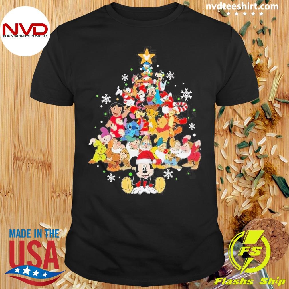 Christmas Disney Characters Shirt