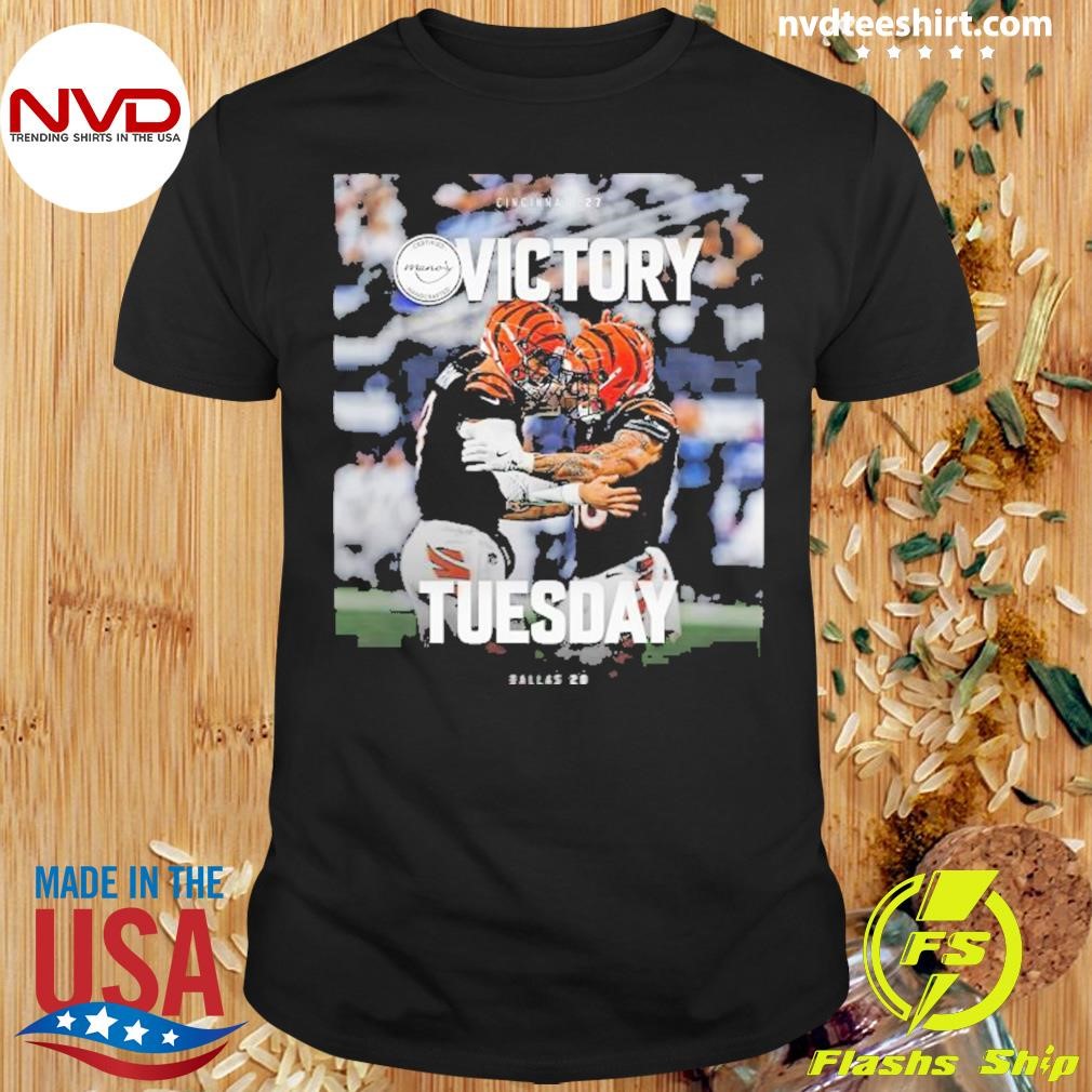 Cincinnati Bengals Victory Tuesday 27 20 Dallas Cowboys Week 14 2024 Final Score Shirt