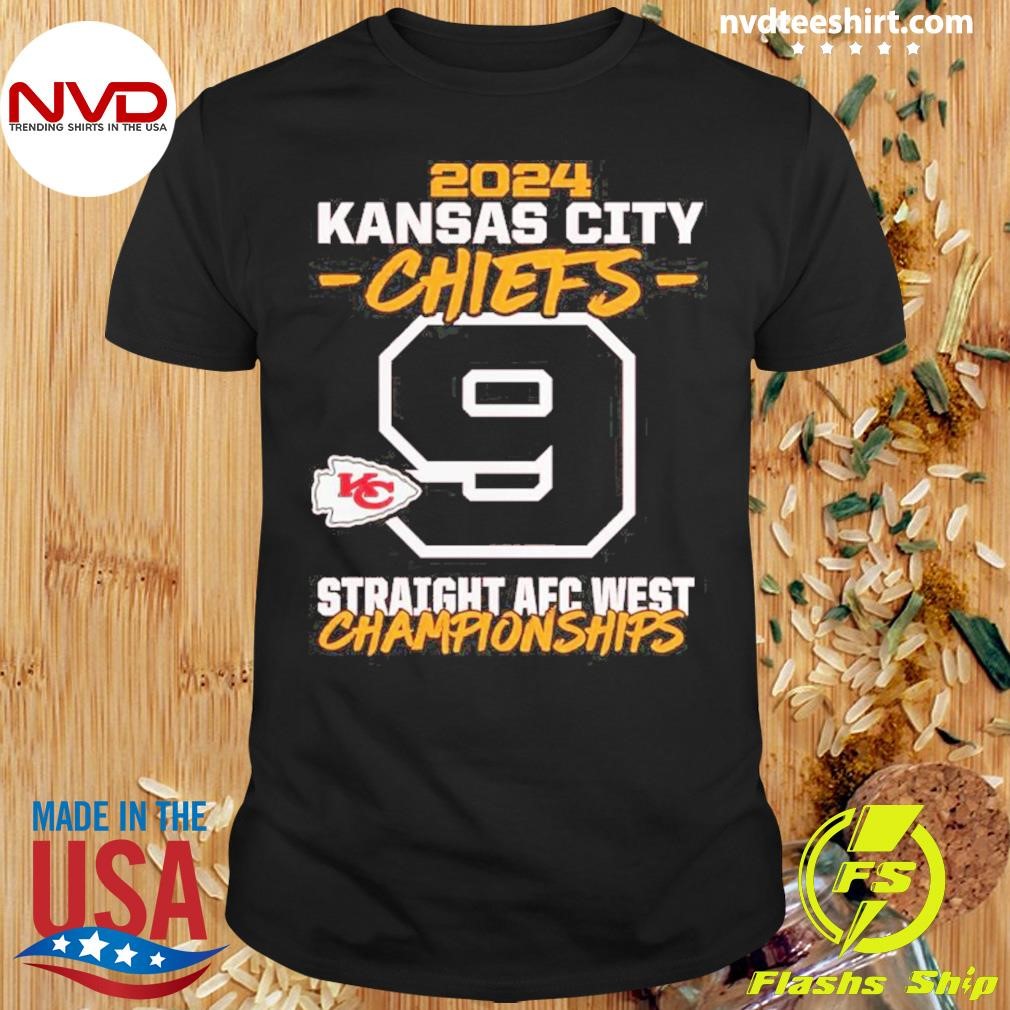 City Chiefs Nine-straight Afc West Division Champions Shirt