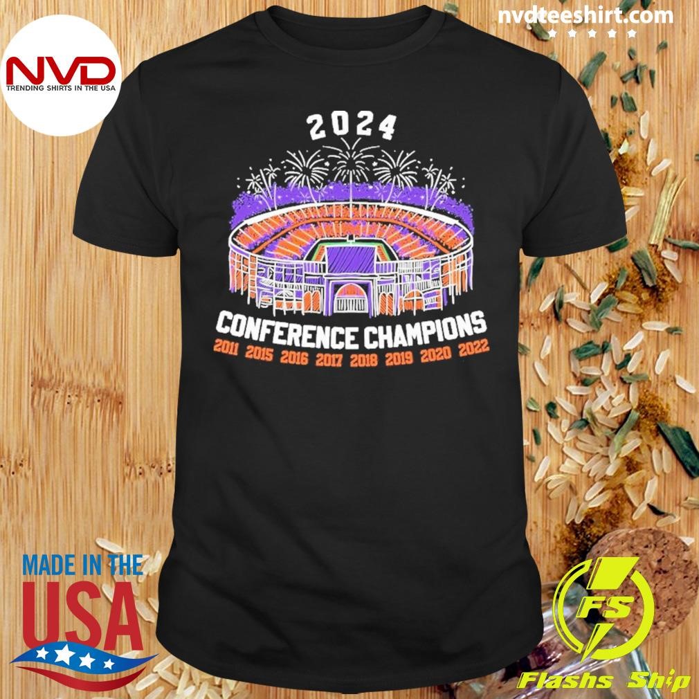 Clemson Tigers 2024 Another Conference Championship Stadium Shirt