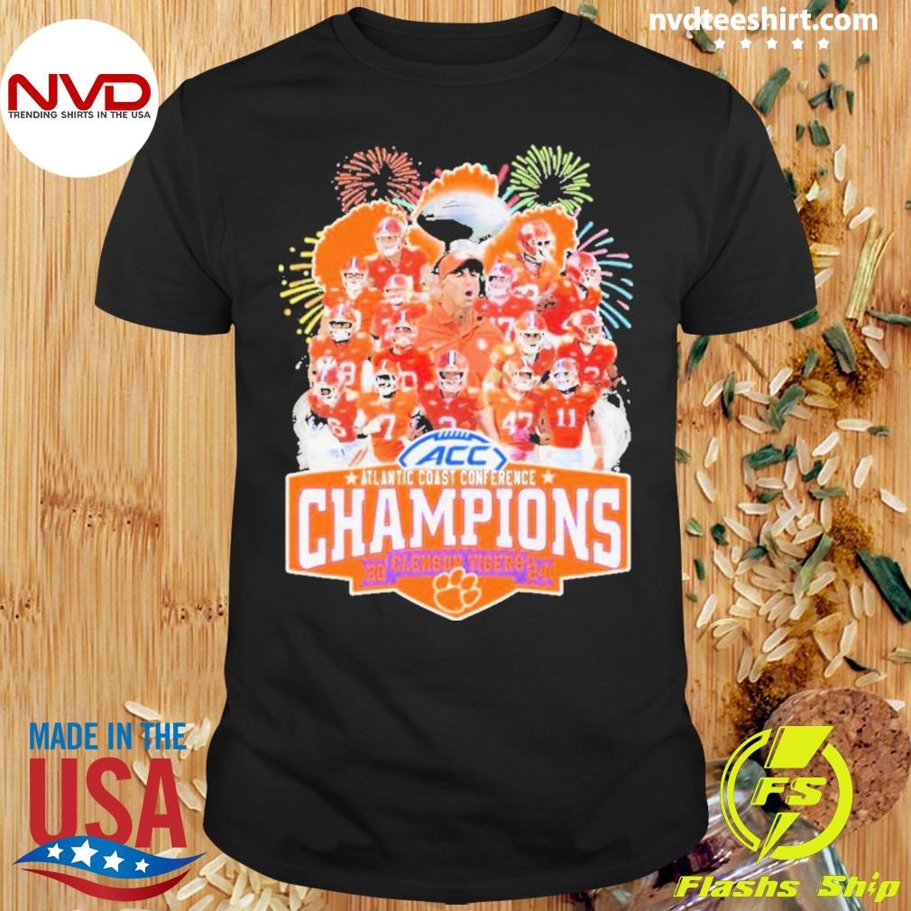 Clemson Tigers Atlantic Coast Conference Champions 2024 Shirt