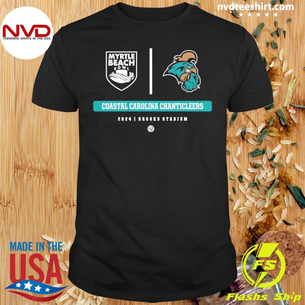 Coastal Carolina Chanticleers 2024 Myrtle Beach Bowl Brooks Stadium Shirt