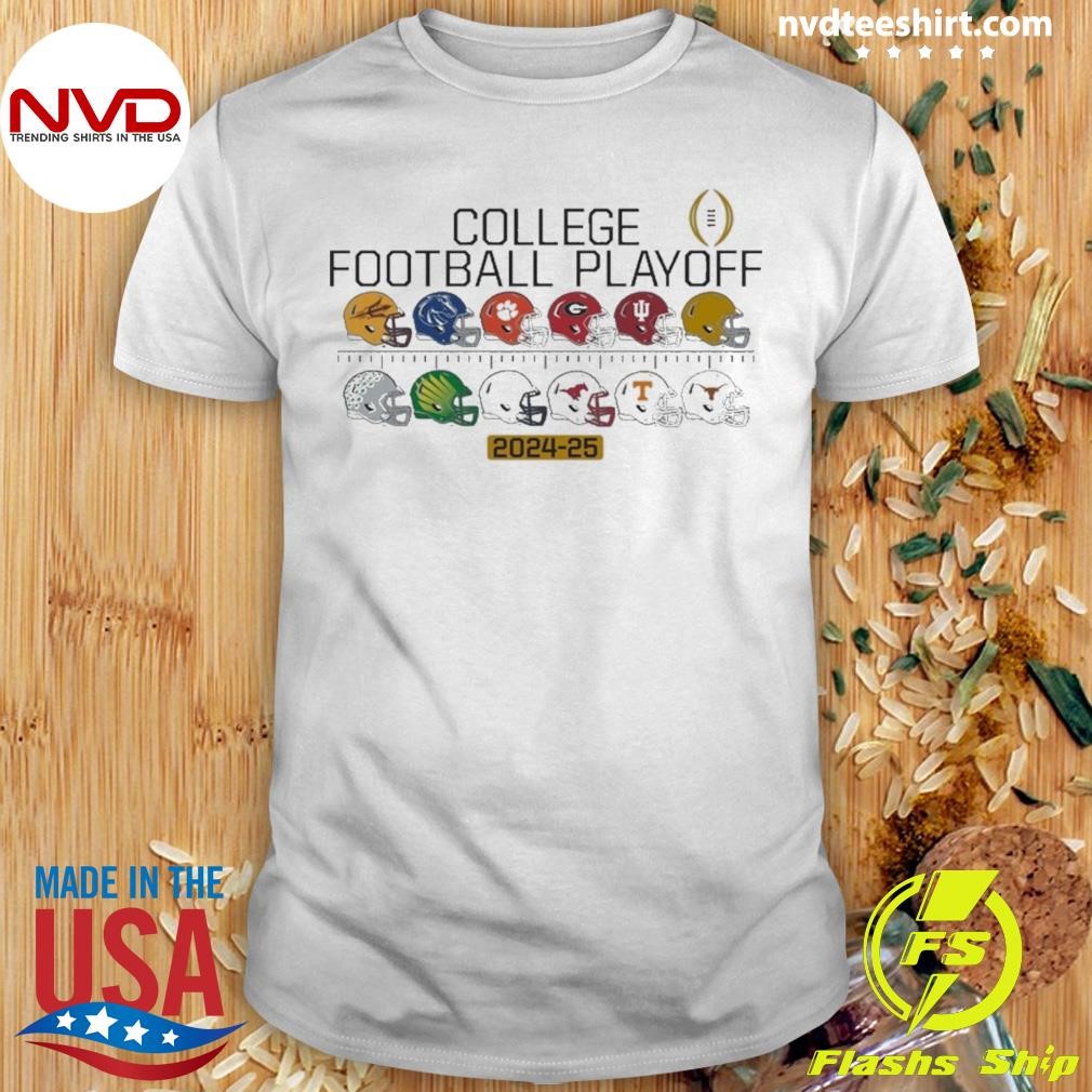 College Football Playoff 2024-25 Helmet Shirt