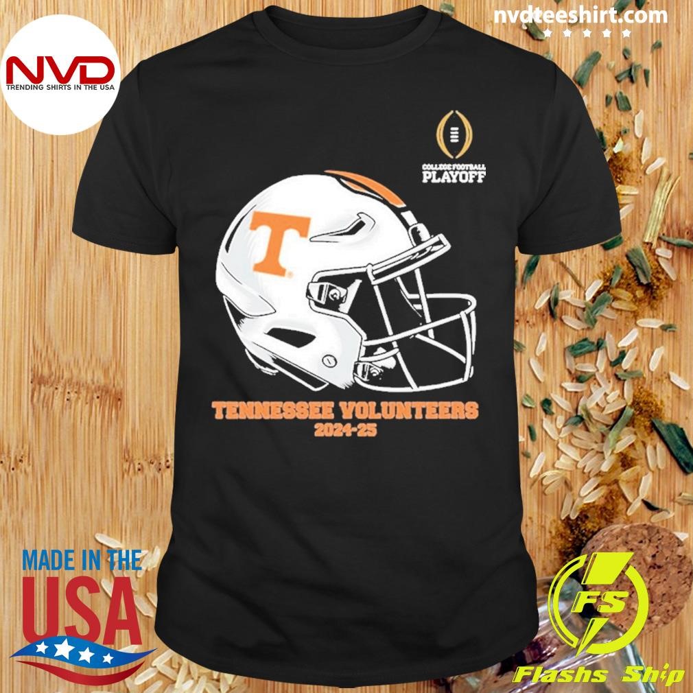 College Football Playoff 2025 Tennessee Helmet Shirt