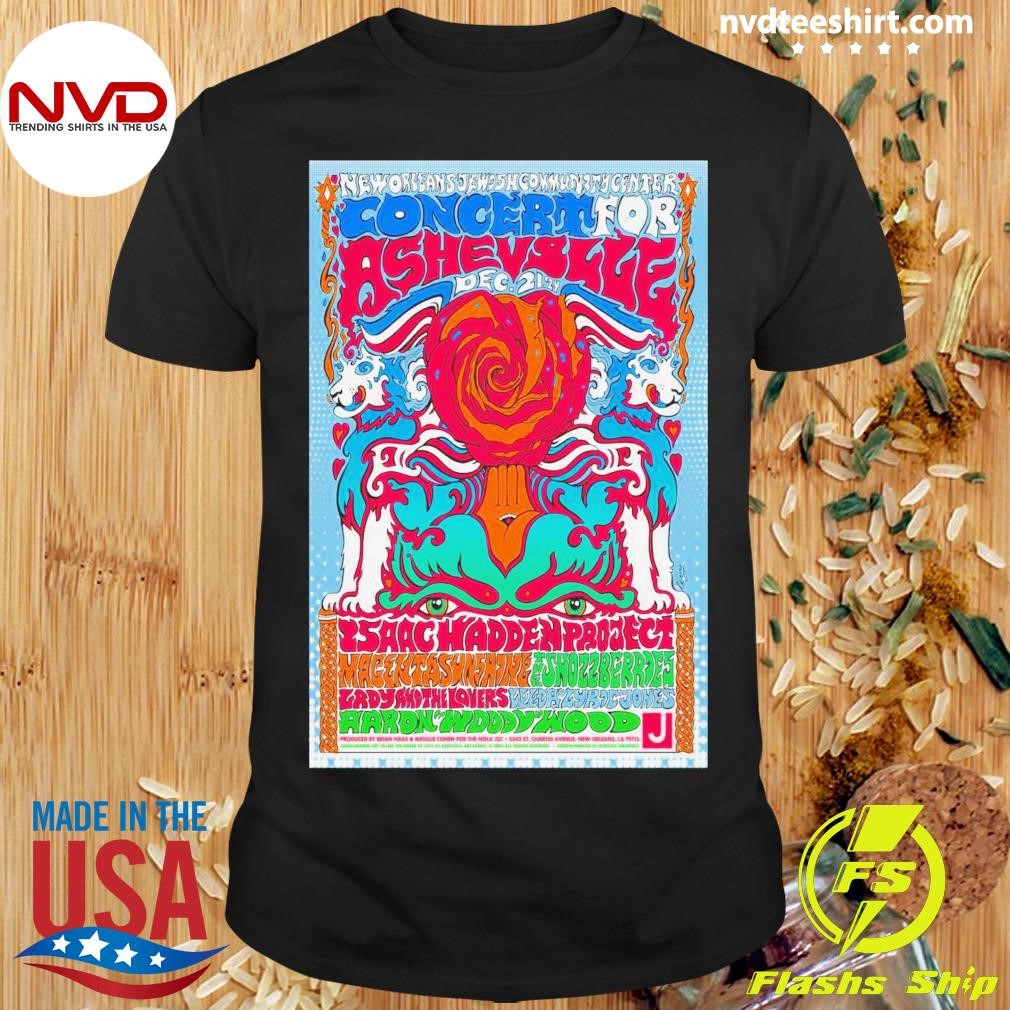 Concert For Asheville Dec 21 2024 In New Orleans LA Shirt