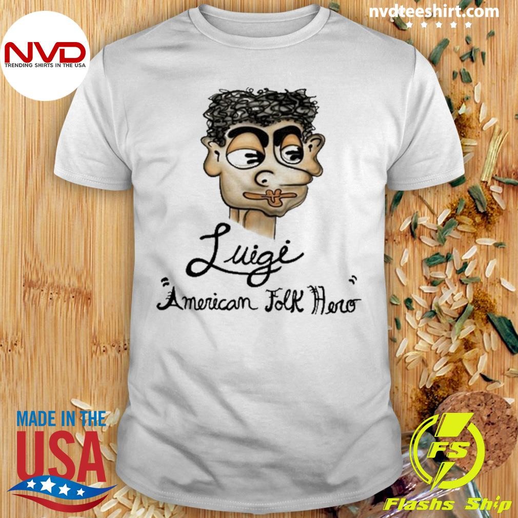 Crmy Studios Luigi American Folk Hero Italian American Legend Shirt