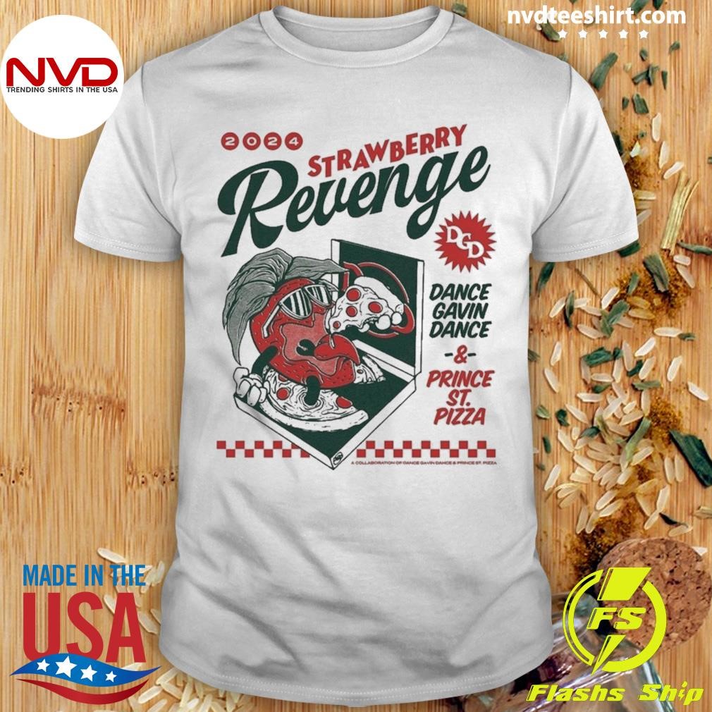 Dance Gavin Dance & Prince St. Pizza Strawberry Revenge Shirt