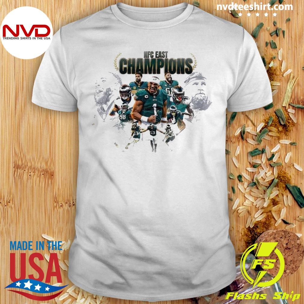 Design Philadelphia Eagles Players 2024 Nfc East Division Champions Shirt