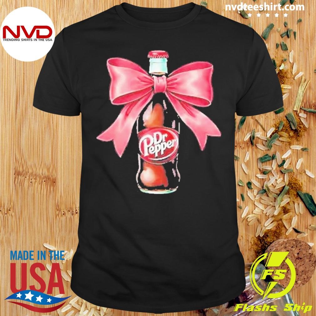 Dr Pepper Pink Bow Coquette Shirt