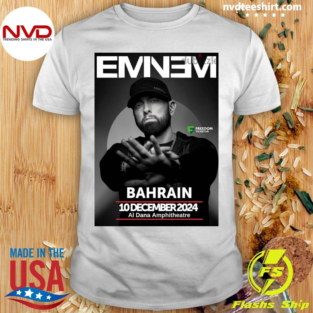 Eminem Bahrain 10 December 2024 Al Dana Amphitheatre Shirt