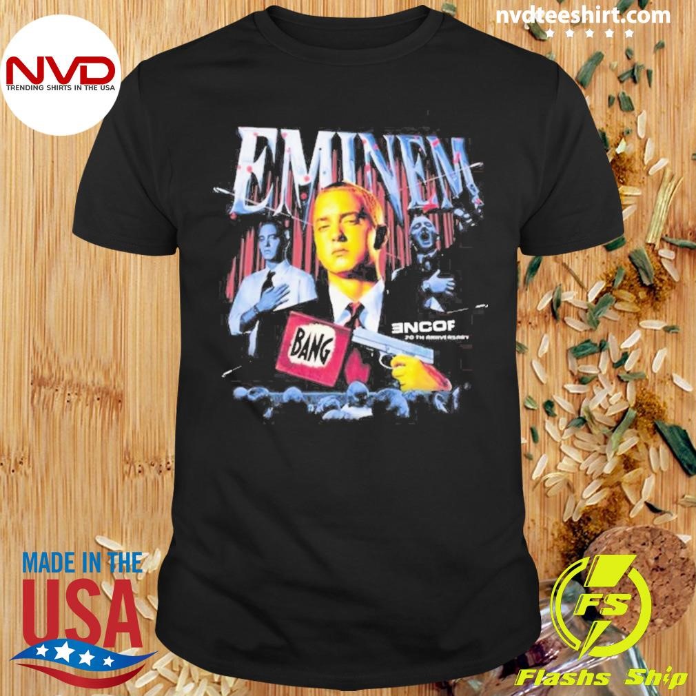 Eminem Encore 20th Bang Flag Shirt