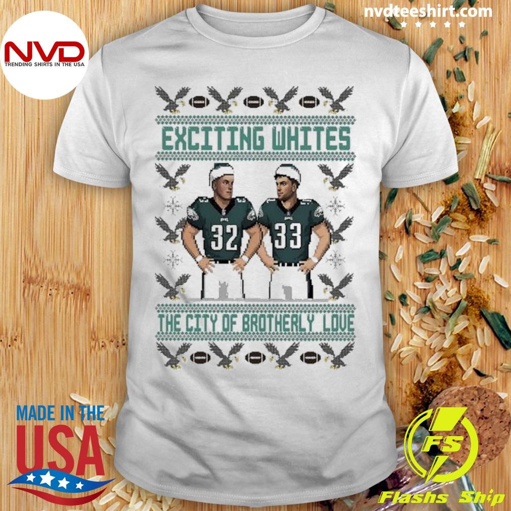 Exciting Whites Reed Blankenship and Cooper DeJean ugly Christmas Shirt