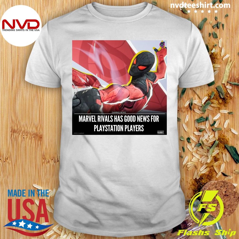 Gaming News Marvel Rivals Has Good News For Playstation Players Shirt