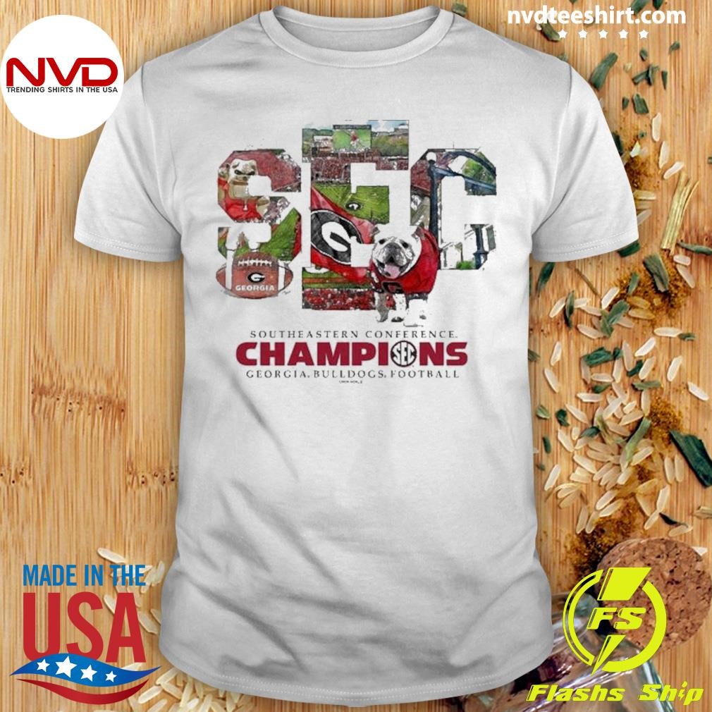 Georgia Bulldogs 2024 X Sec Football Conference Champions Dawg Shirt