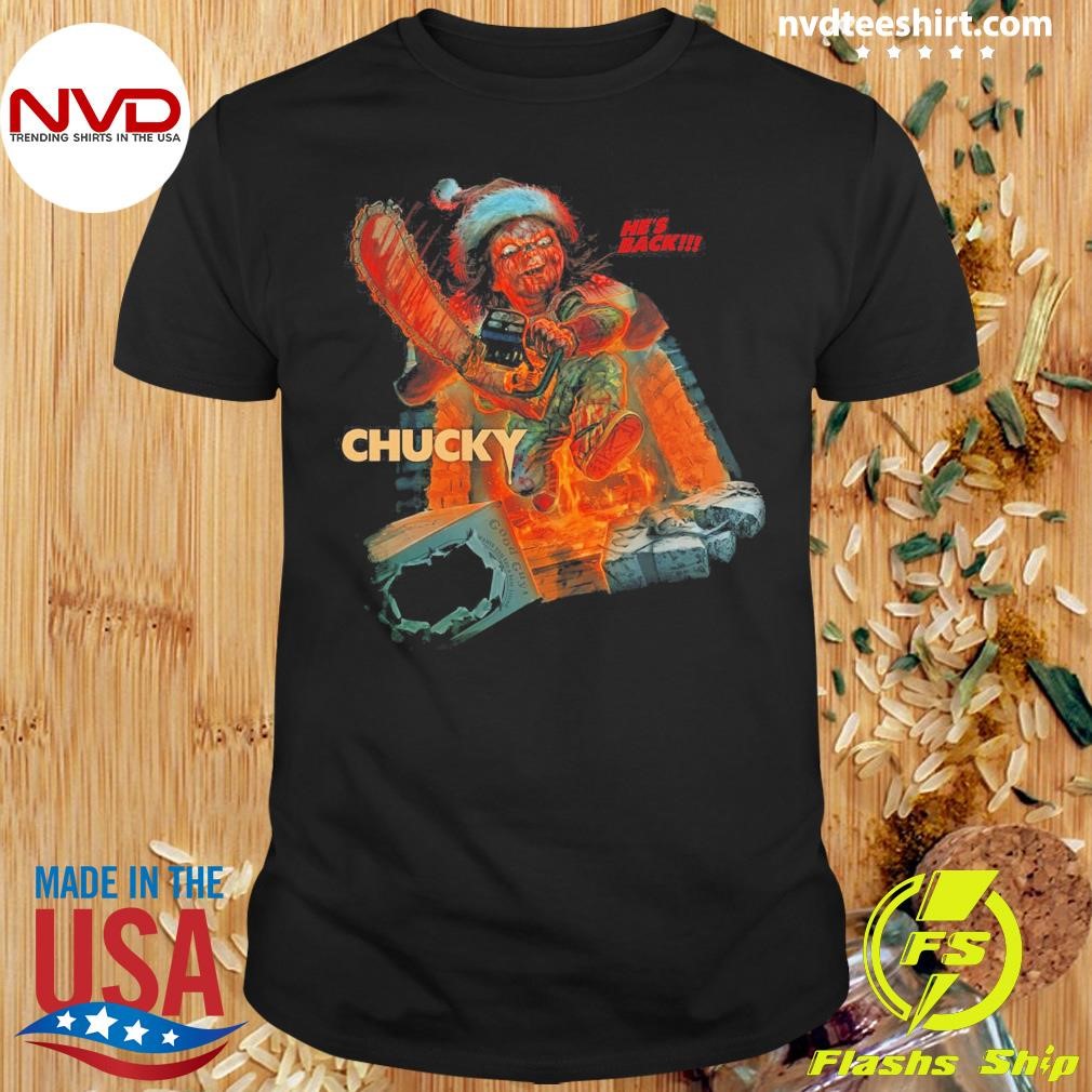 Good Guy Holiday Horror Nes Back Chucky Shirt