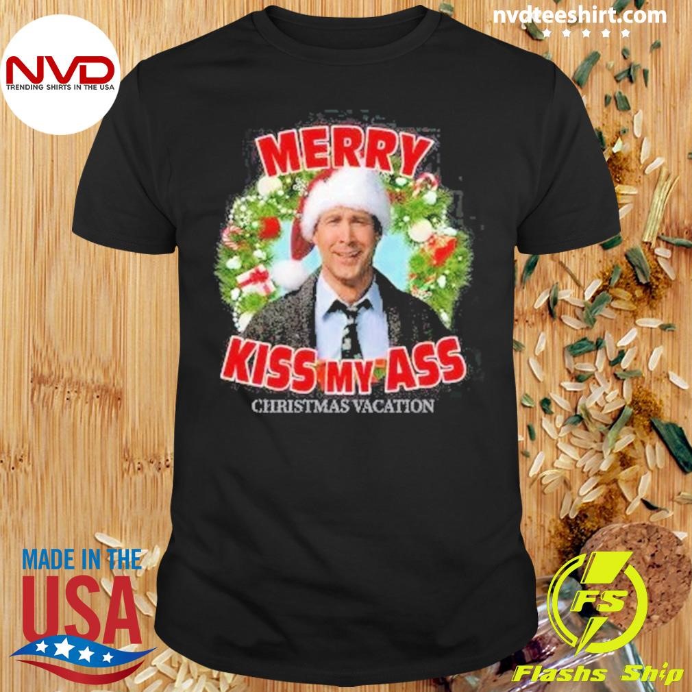 Griswold Christmas Merry Kissmyass National Lampoons Xmas Vacation Shirt