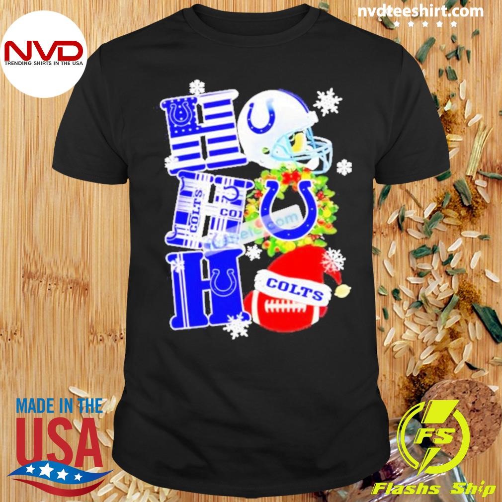 Ho Ho Ho Christmas Indianapolis Colts Gift Shirt