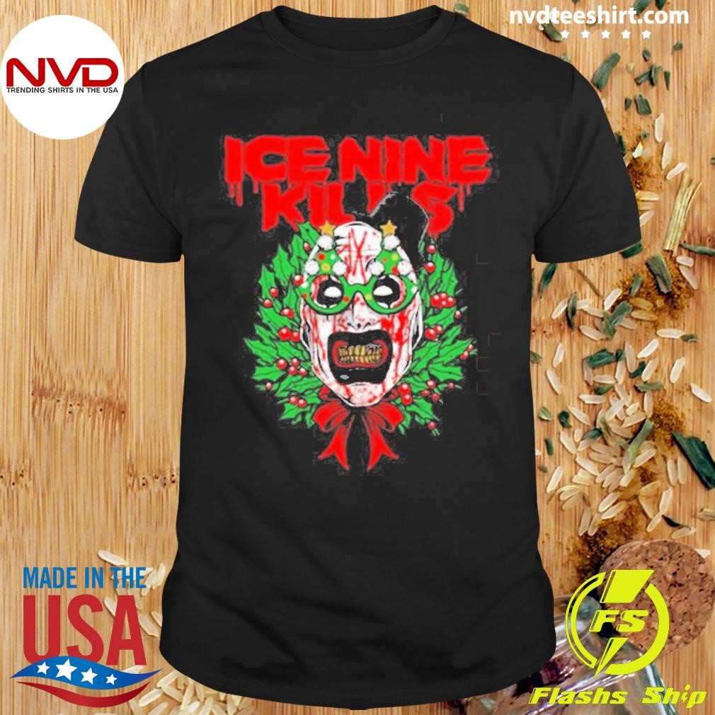 Ice Nine Kills Wreath of Art Christmas 2024 Shirt