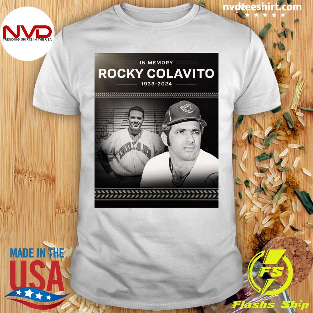 In Memory Rocky Colavito 1933-2024 Rip Shirt