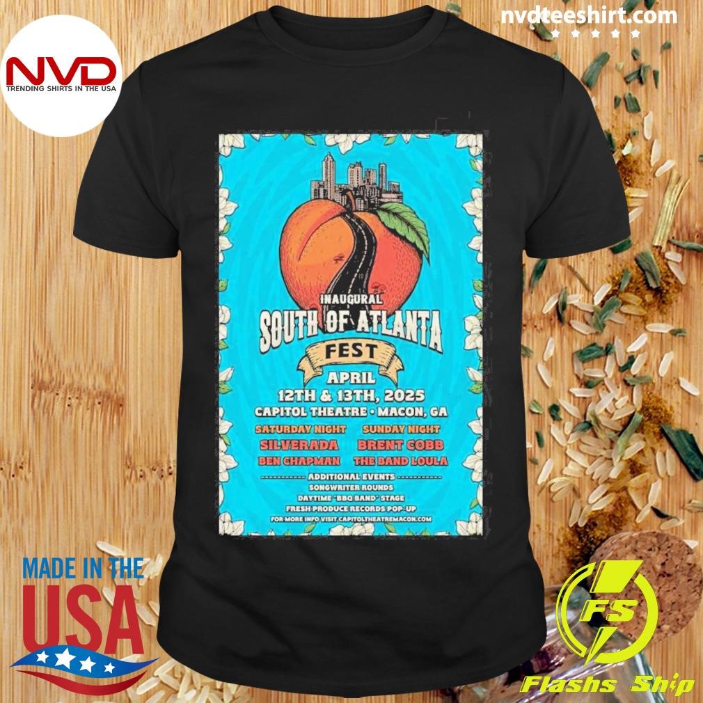 Inaugural South Of Atlanta Fest Apr 12-13 2025 Capitol Theatre Shirt