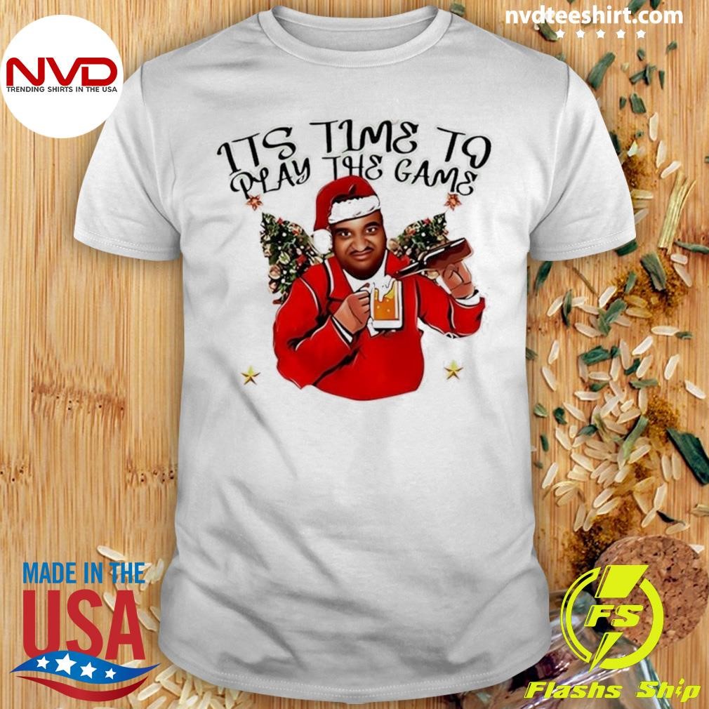 It's Time To Play The Game Santa Christmas Shirt