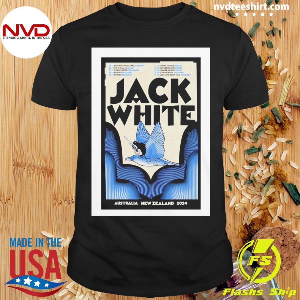 Jack White Aus And Nz Dec 2024 Tour Shirt