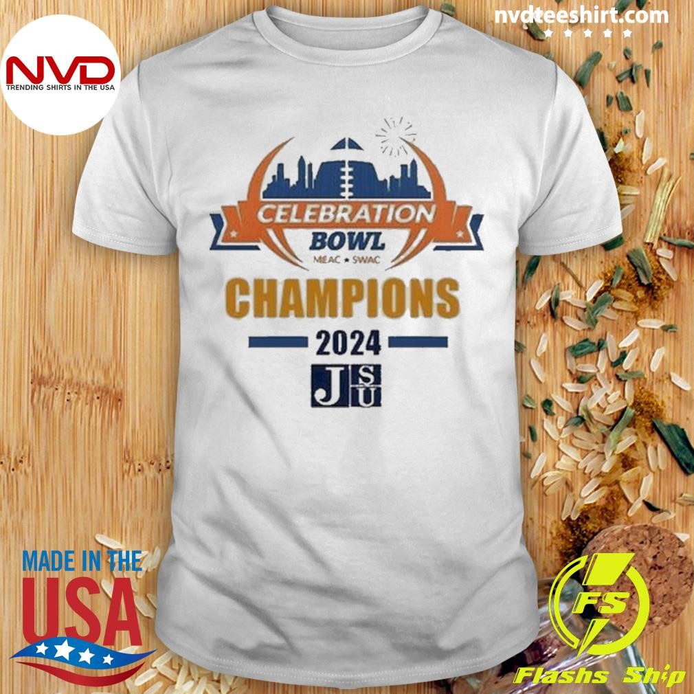 Jackson State Tigers 2024 Celebration Bowl Champions Shirt