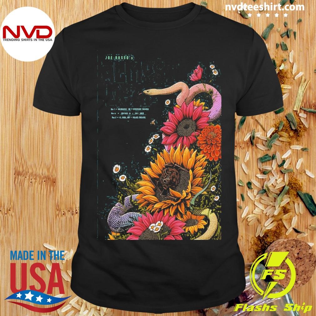 Joe Russo's ALmost Dead December 2024 Tour America Shirt