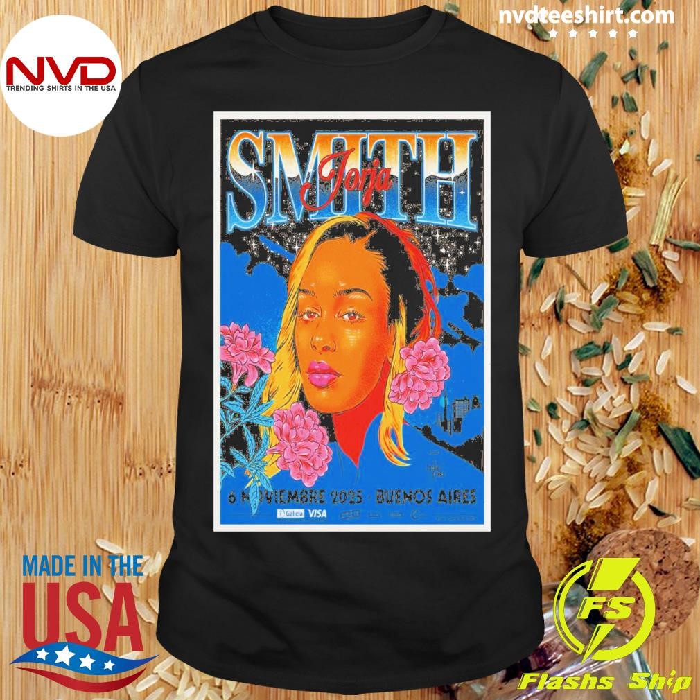 Jorja Smith Nov 6 2025 Buenos Aires Argentina Tour Shirt