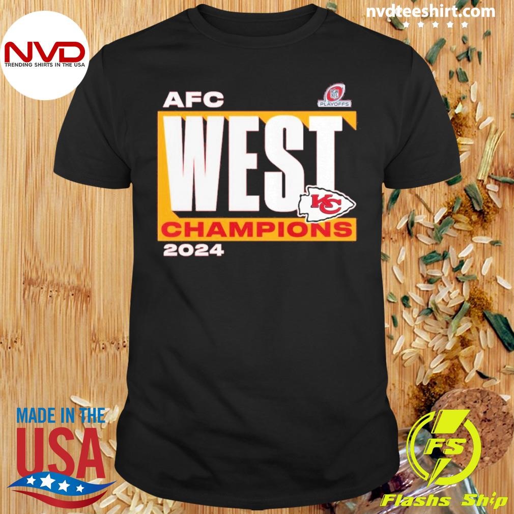 Kansas City Chiefs 2024 Afc West Division Champions Conquer Shirt