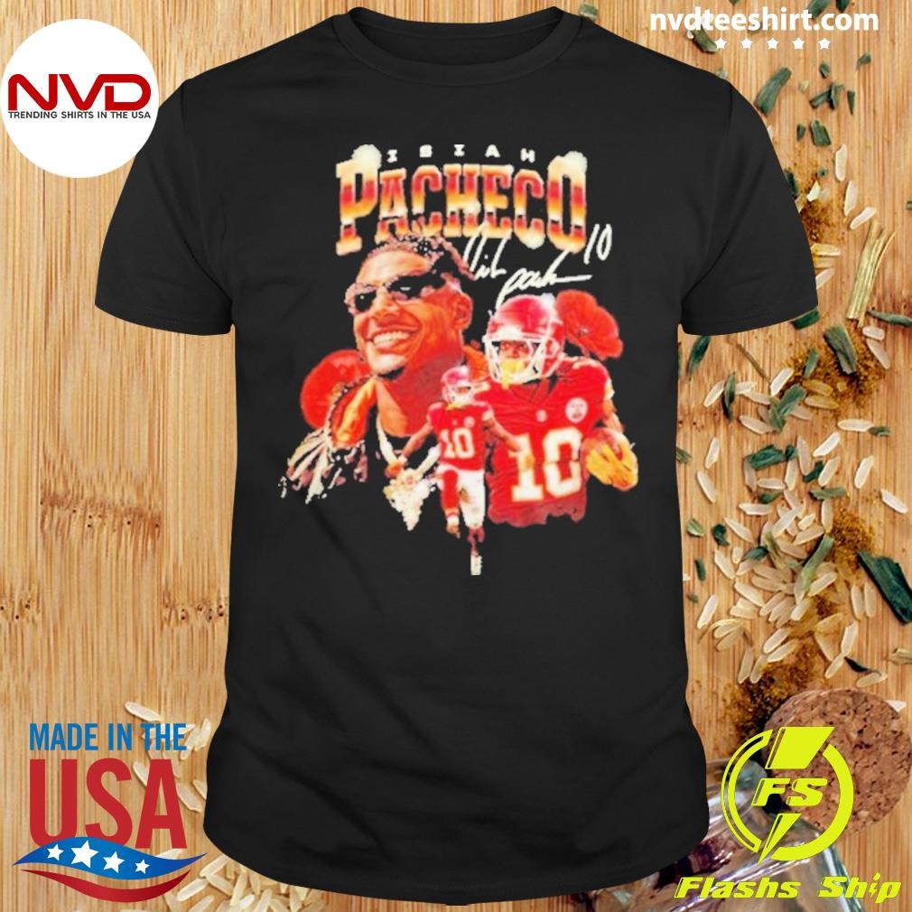 Kansas City Chiefs Isiah Pacheco Signature Shirt