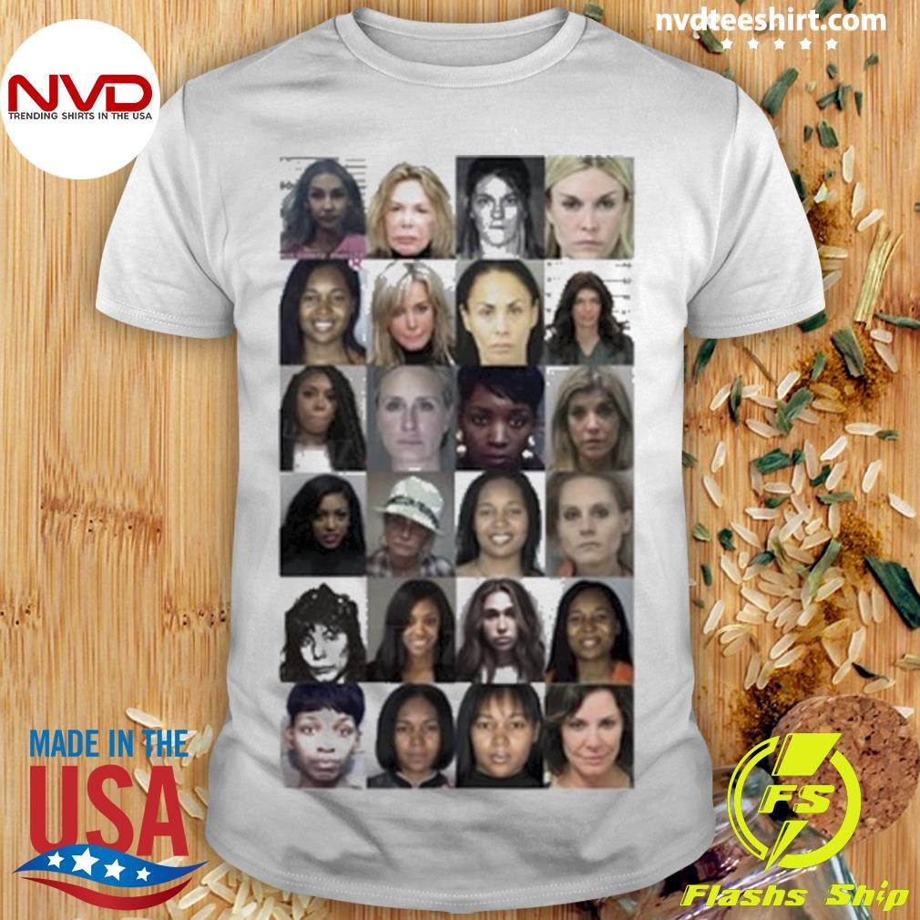 Karen Huger Mugshot Real Housewives Wall Of Fame Shirt