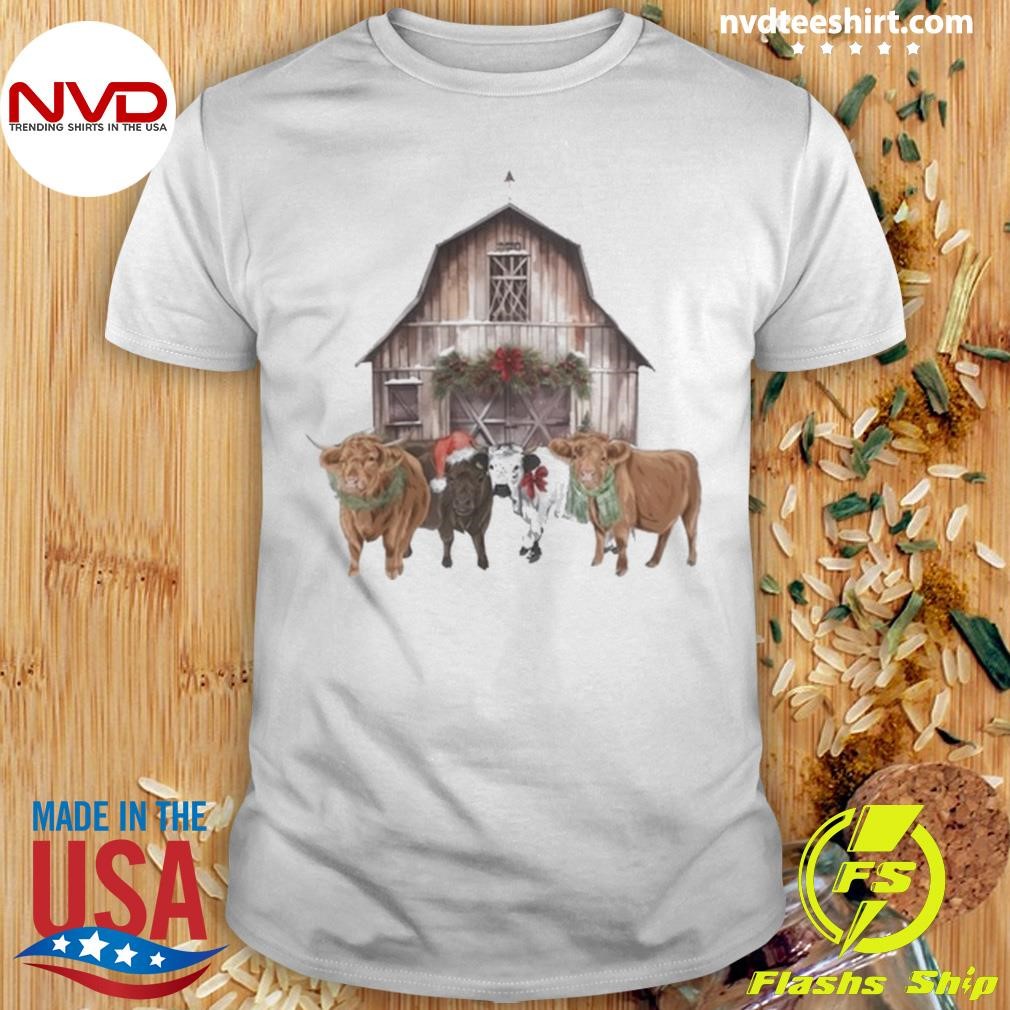 Katie Van Slyke Christmas Cows by Katie Van Slyke 2025 Shirt