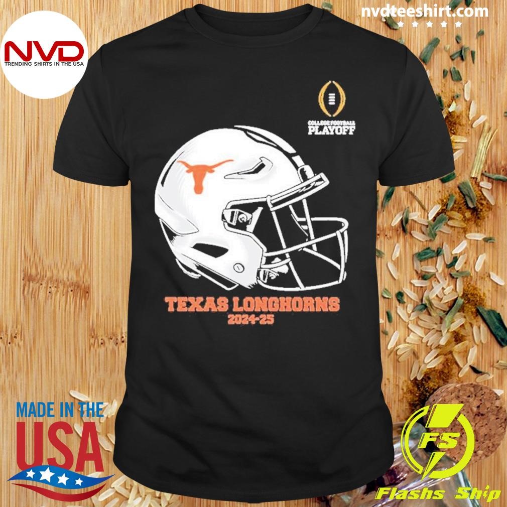 Longhorns 2025 College Football Playoff Texas Helmet Shirt