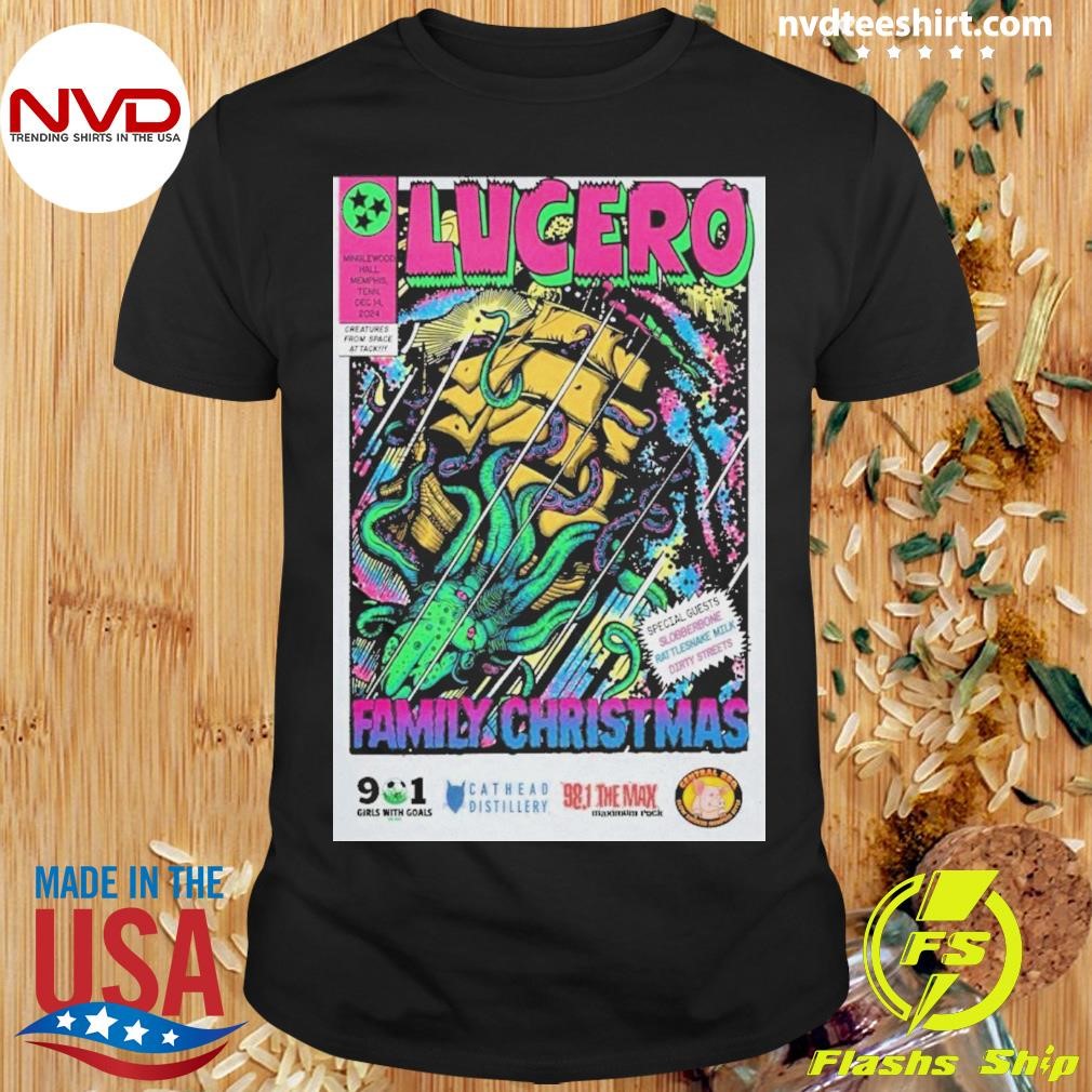 Lucero On Dec 14 2024 In Memphis Tn Tour Poster Shirt