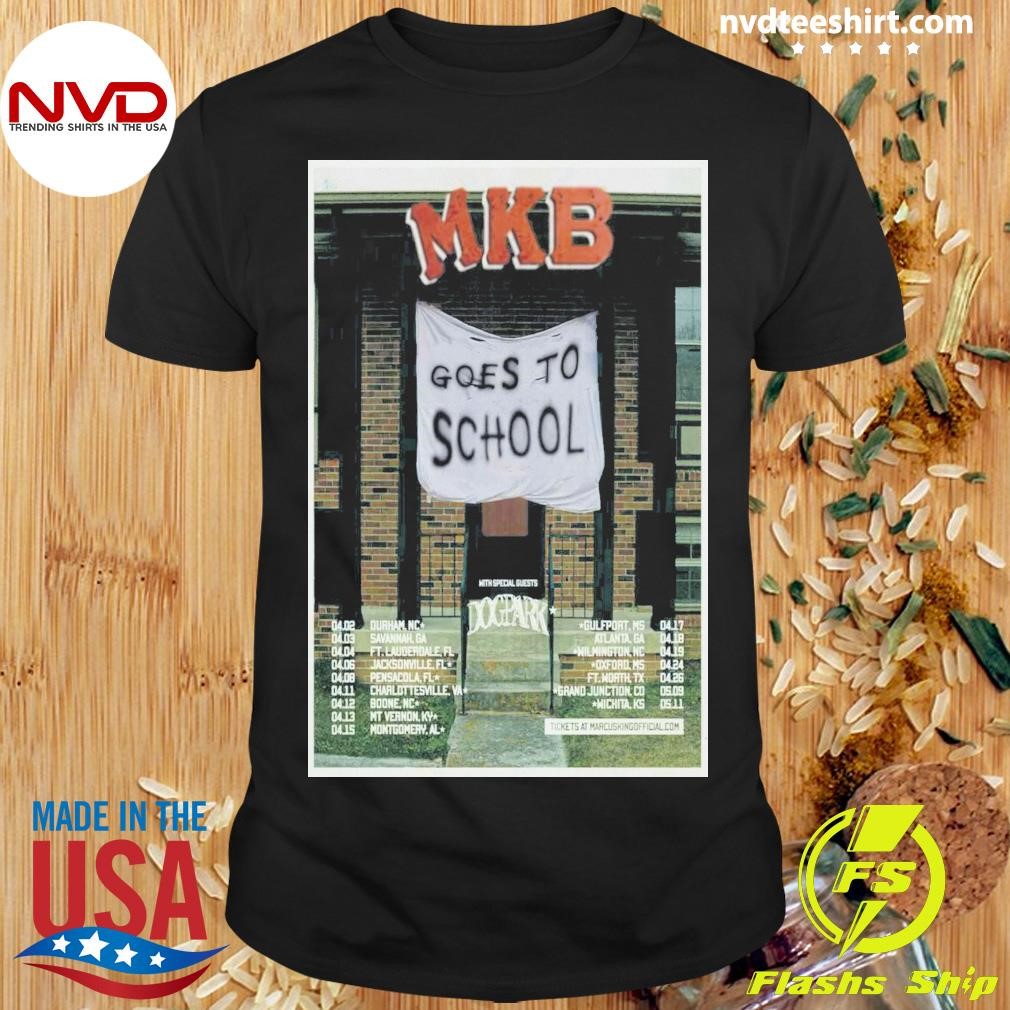 MKB Goes To School With Special Guests Dogpark Tour 2025 Shirt