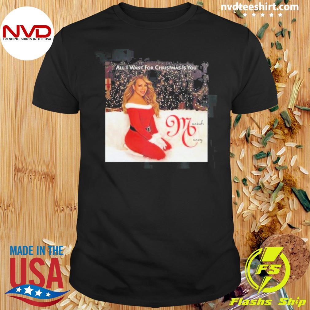 Mariah Carey Shares Two New Single Covers For All I Want For Christmas Is You In Honour Of The Songs Upcoming 30th Anniversary Shirt